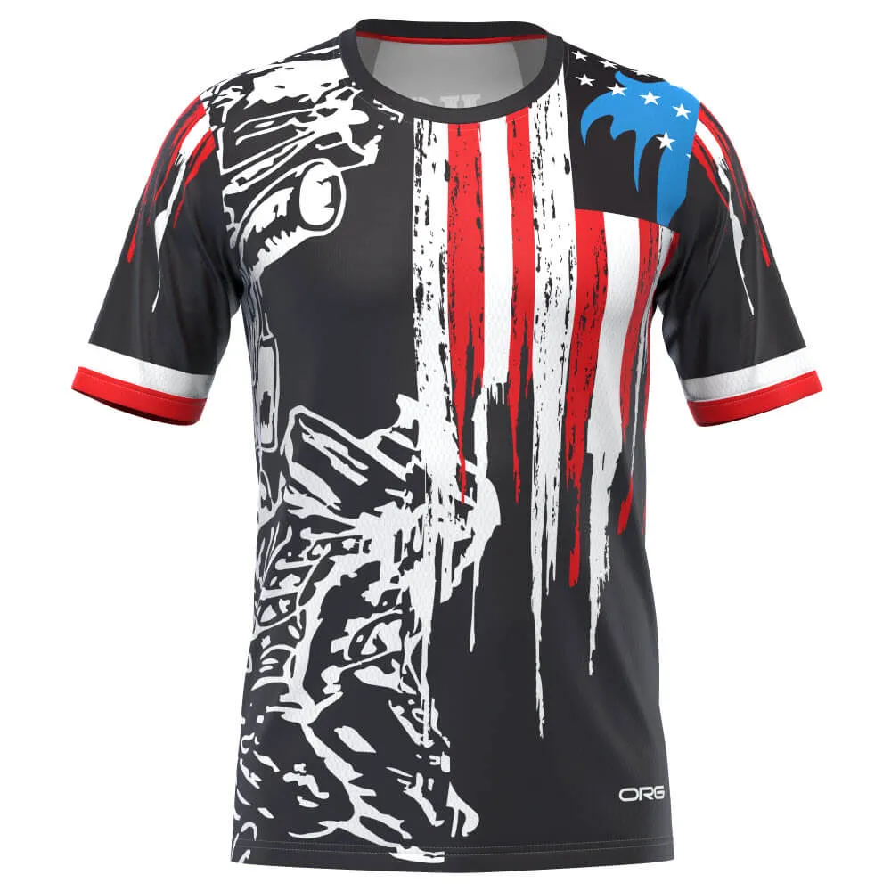 FMR Men's Honor the Fallen Short Sleeve Running Shirt