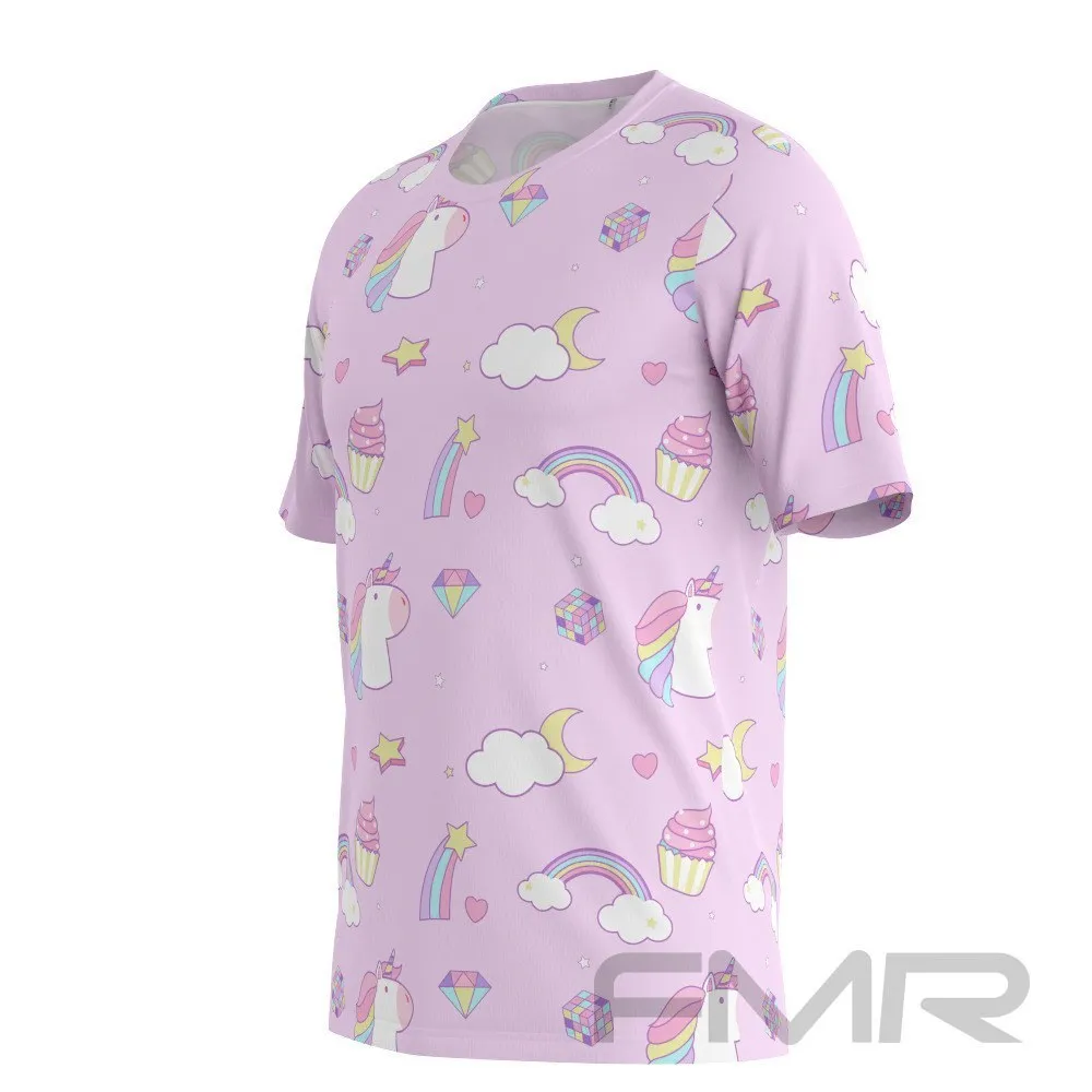 FMR Men's Unicorn Short Sleeve Running Shirt