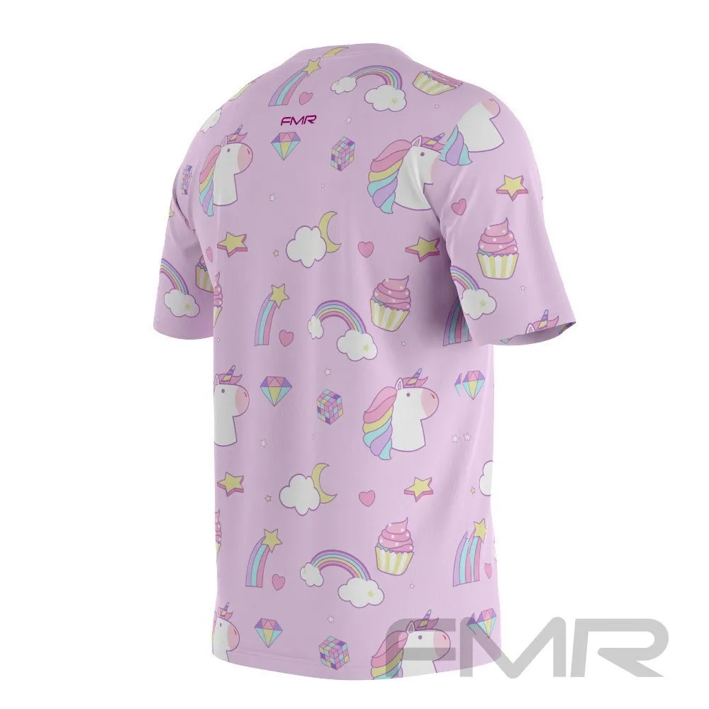 FMR Men's Unicorn Short Sleeve Running Shirt