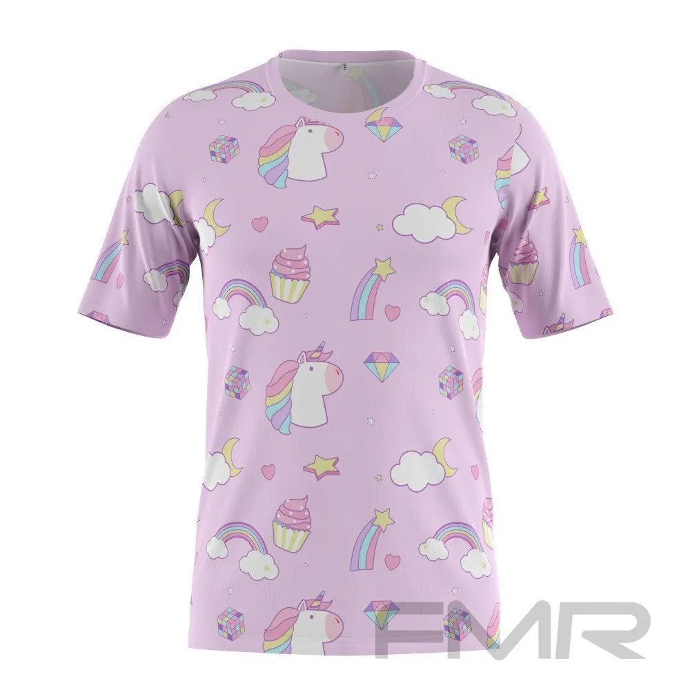 FMR Men's Unicorn Short Sleeve Running Shirt