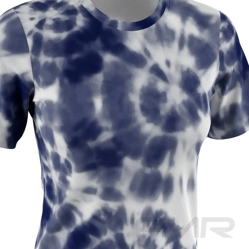 FMR Women's Shibori Tie-Dye Short Sleeve T-Shirt