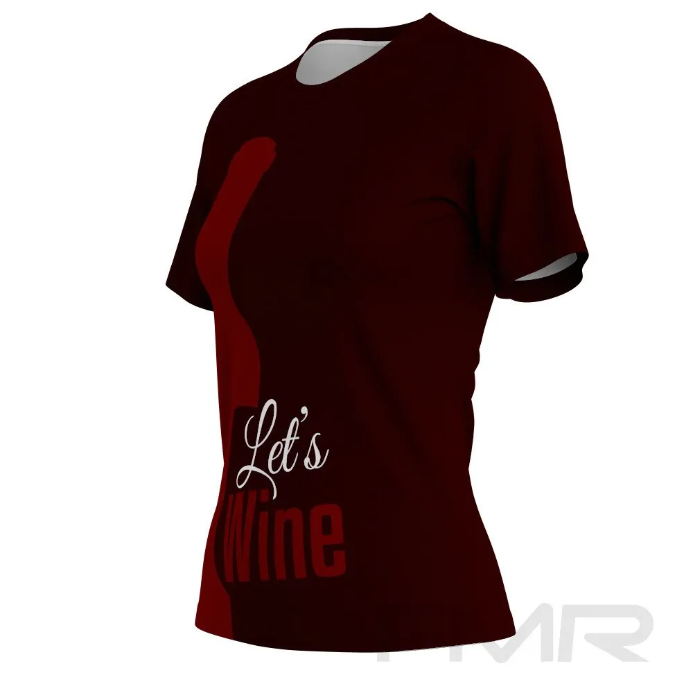 FMR Women's Wine Short Sleeve Running Shirt