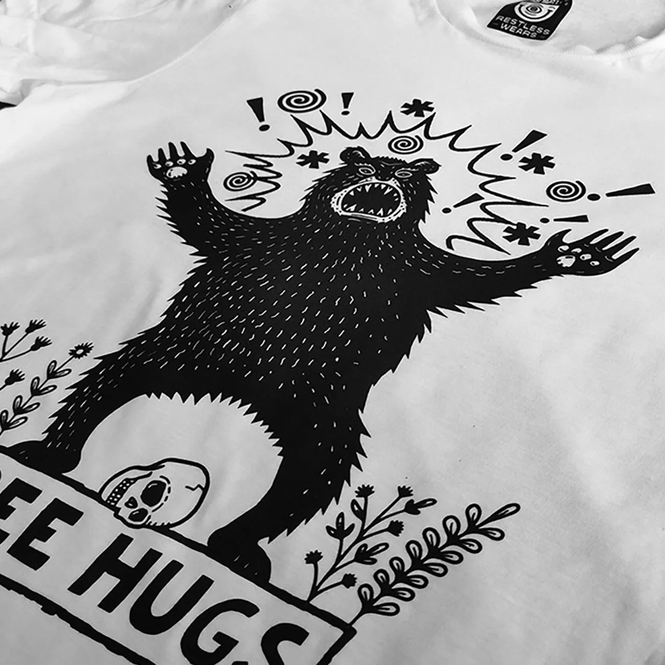 Free Hugs Festival Bear T-Shirt