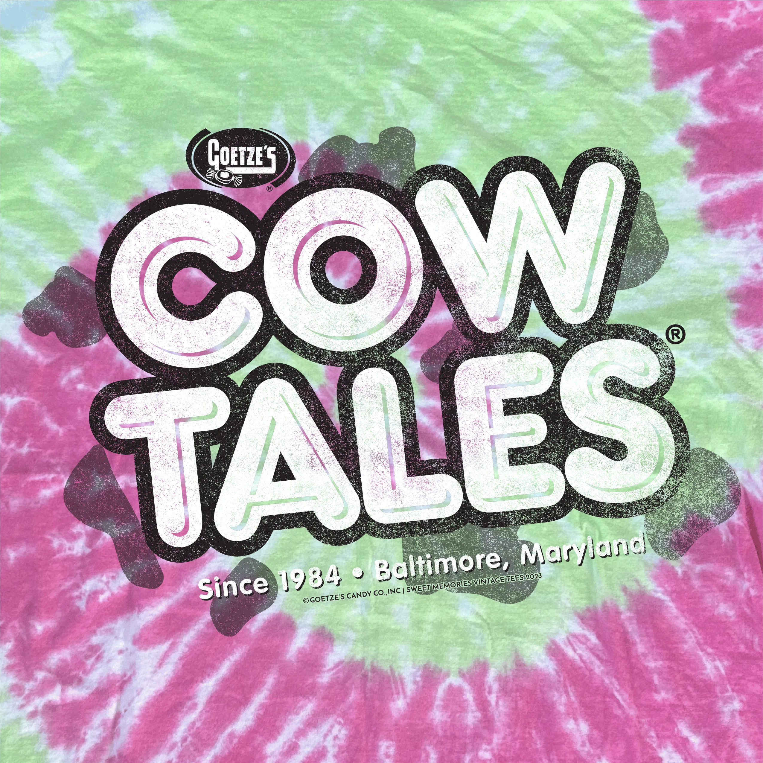 Goetze's Cow Tales Tie-Dye Tee