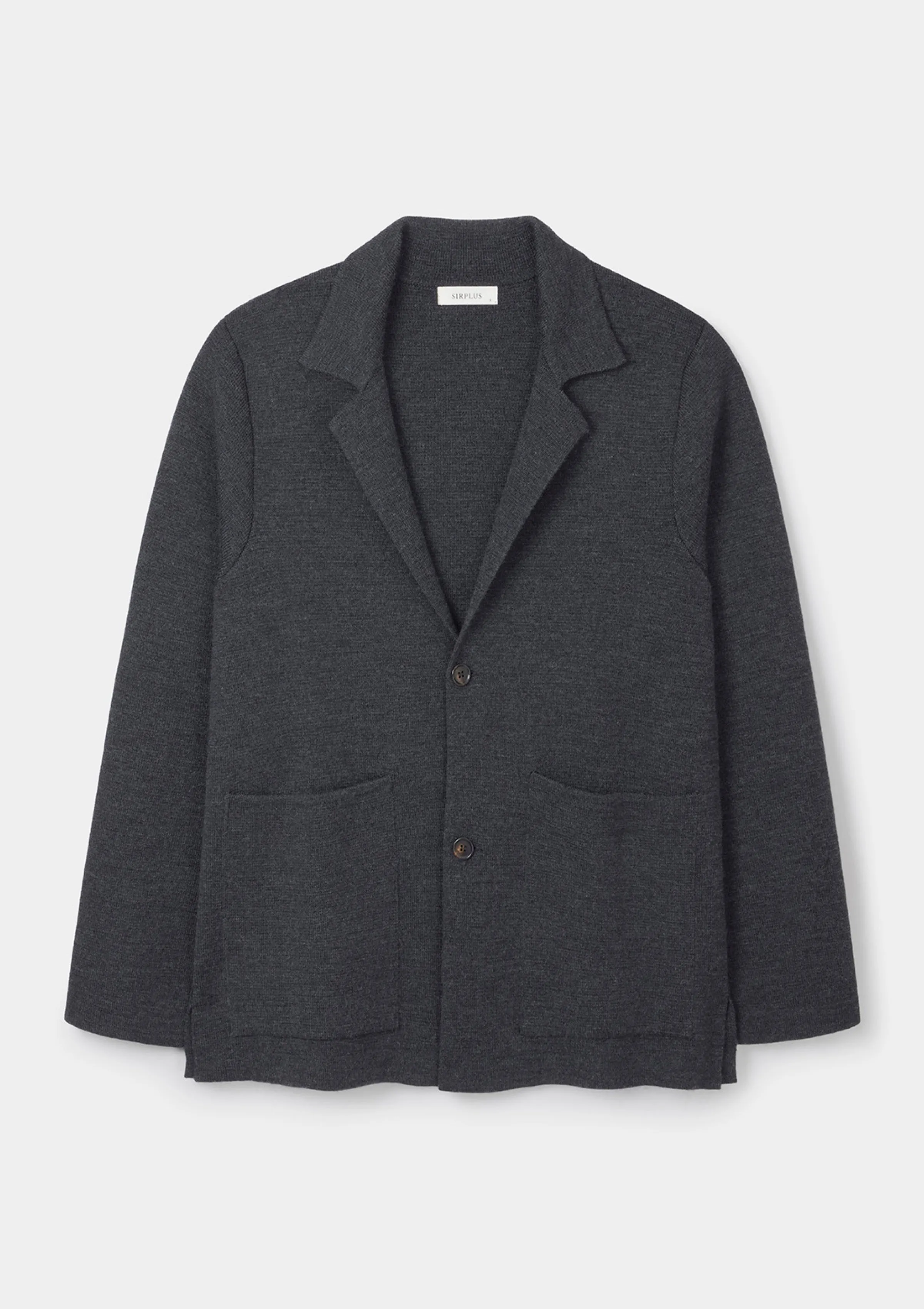 Graphite Merino Knit Blazer