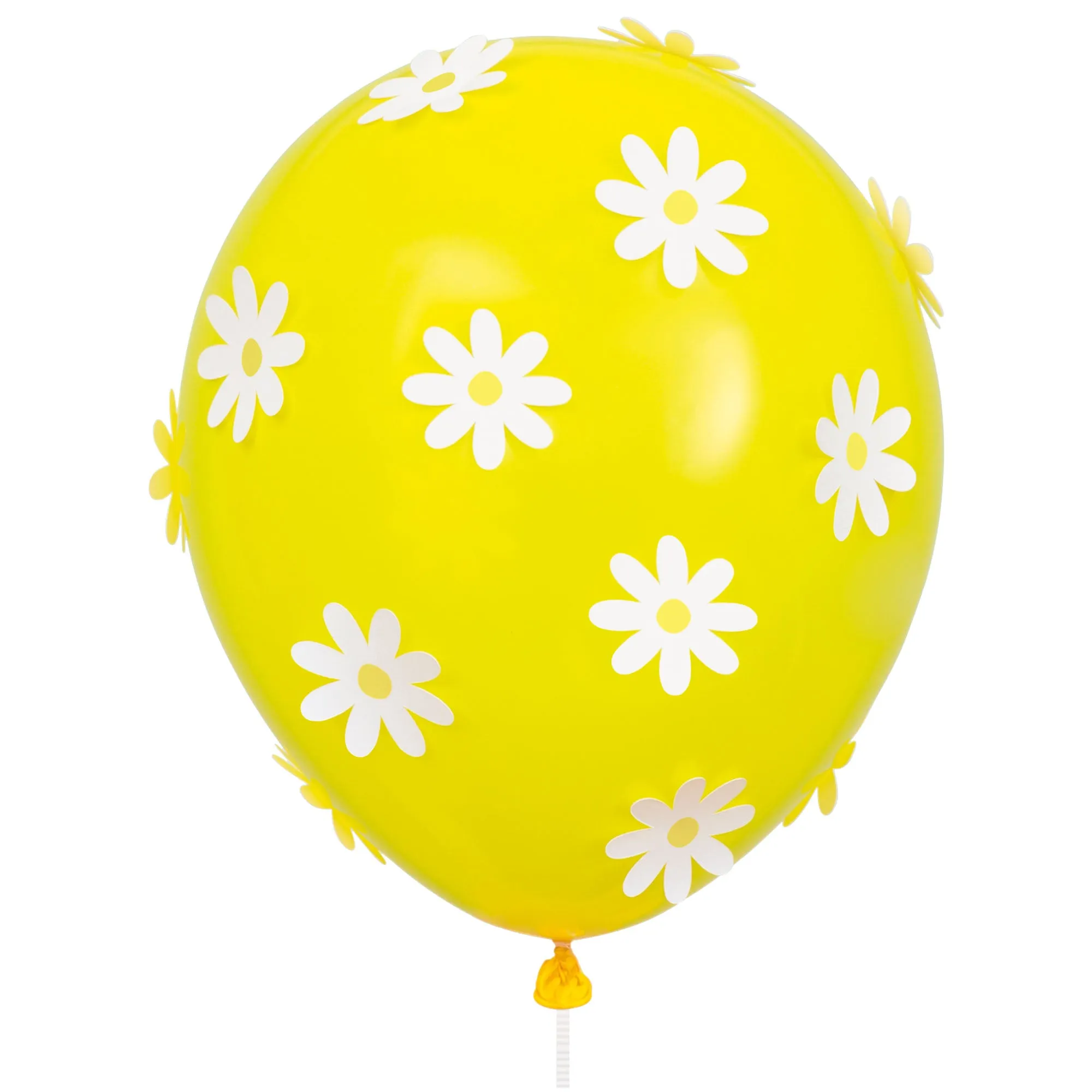 Groovy Party Daisy Flower Decal & Latex Balloon Kit For All Parties