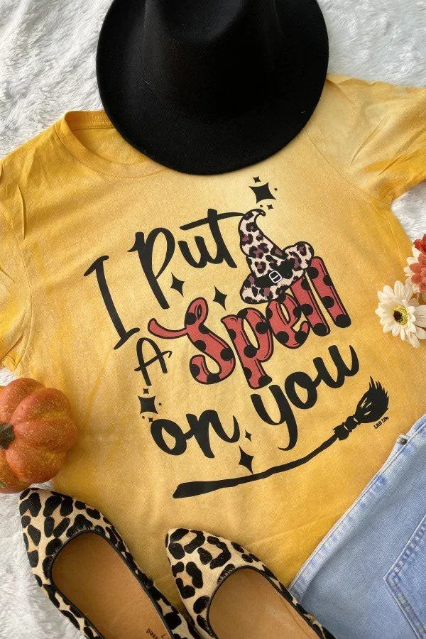 I Put A Spell On You Bella Canvas Graphic Tee