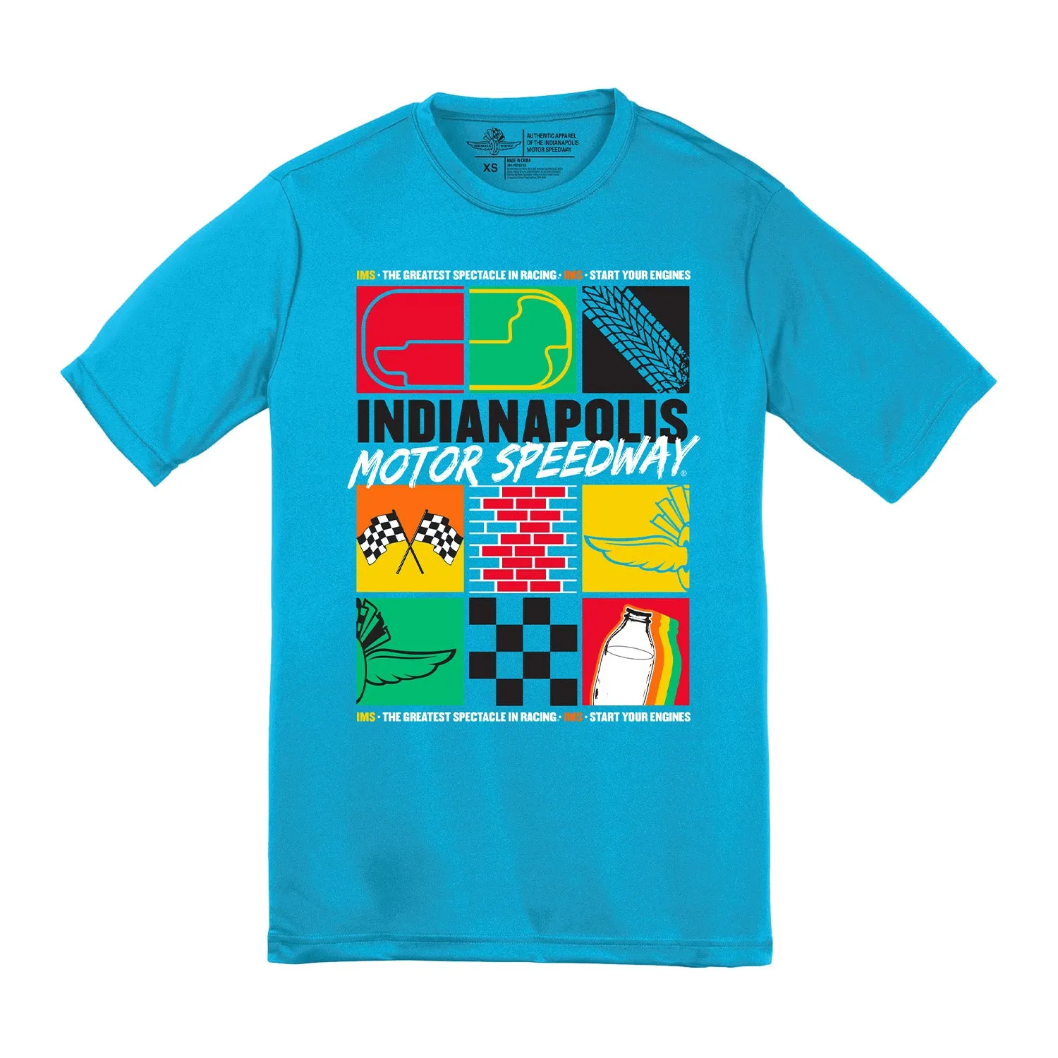 Indianapolis Motor Speedway Collage Youth T-Shirt