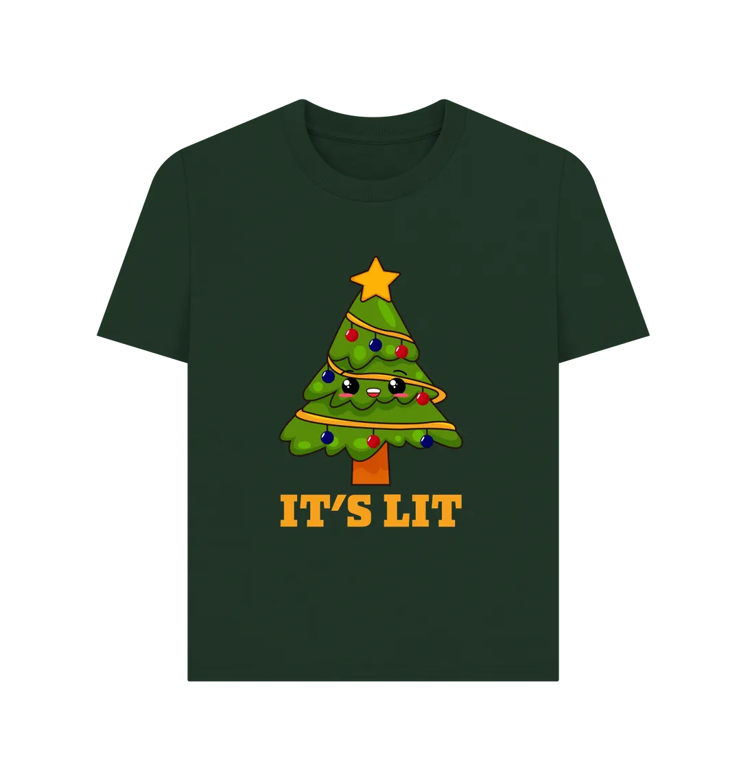 It's Lit Women's Christmas T-shirt