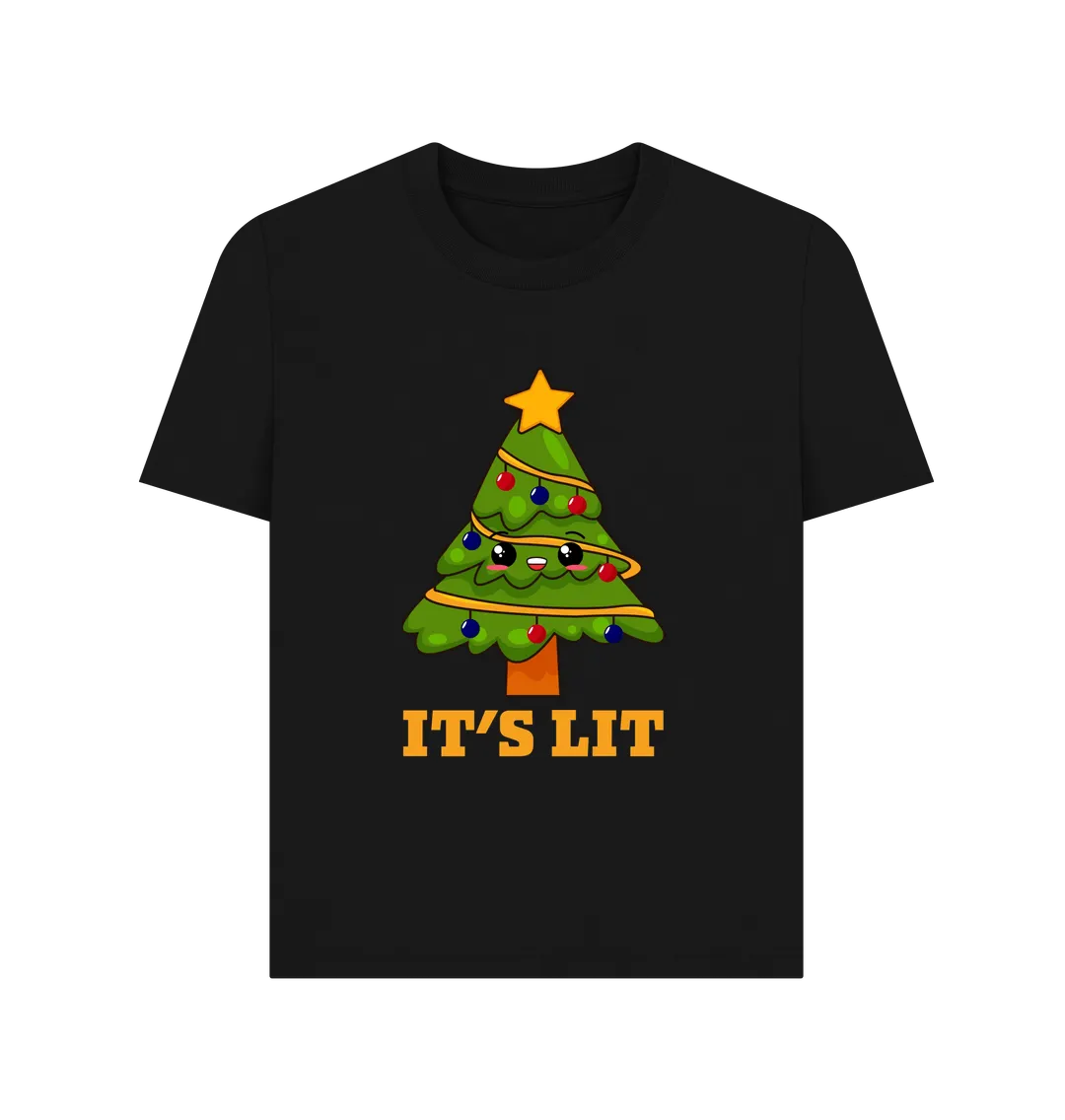 It's Lit Women's Christmas T-shirt