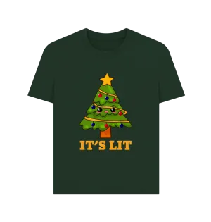 It's Lit Women's Christmas T-shirt