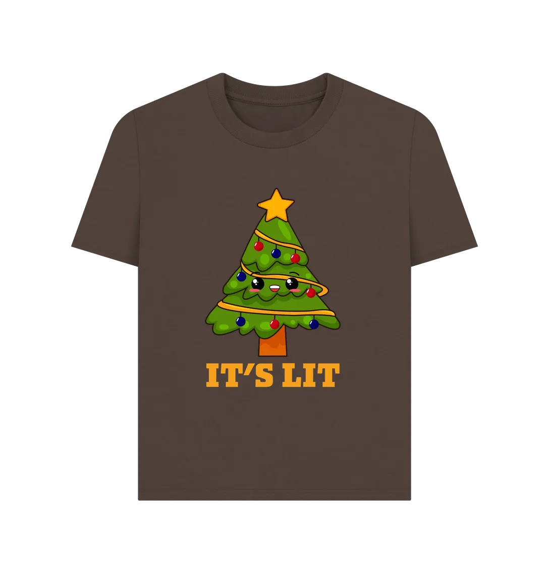 It's Lit Women's Christmas T-shirt