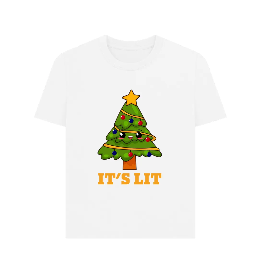 It's Lit Women's Christmas T-shirt