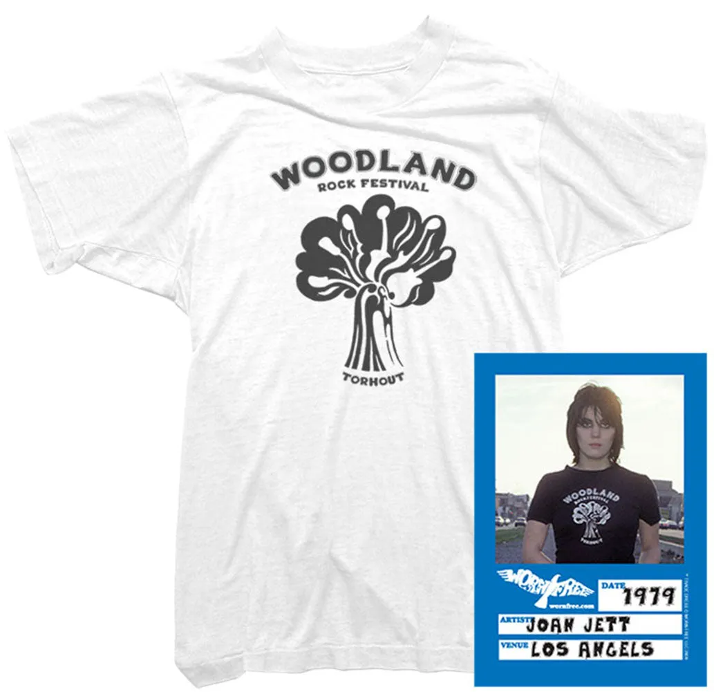 Joan Jett T-Shirt - Woodland Festival Tee worn by Joan Jett