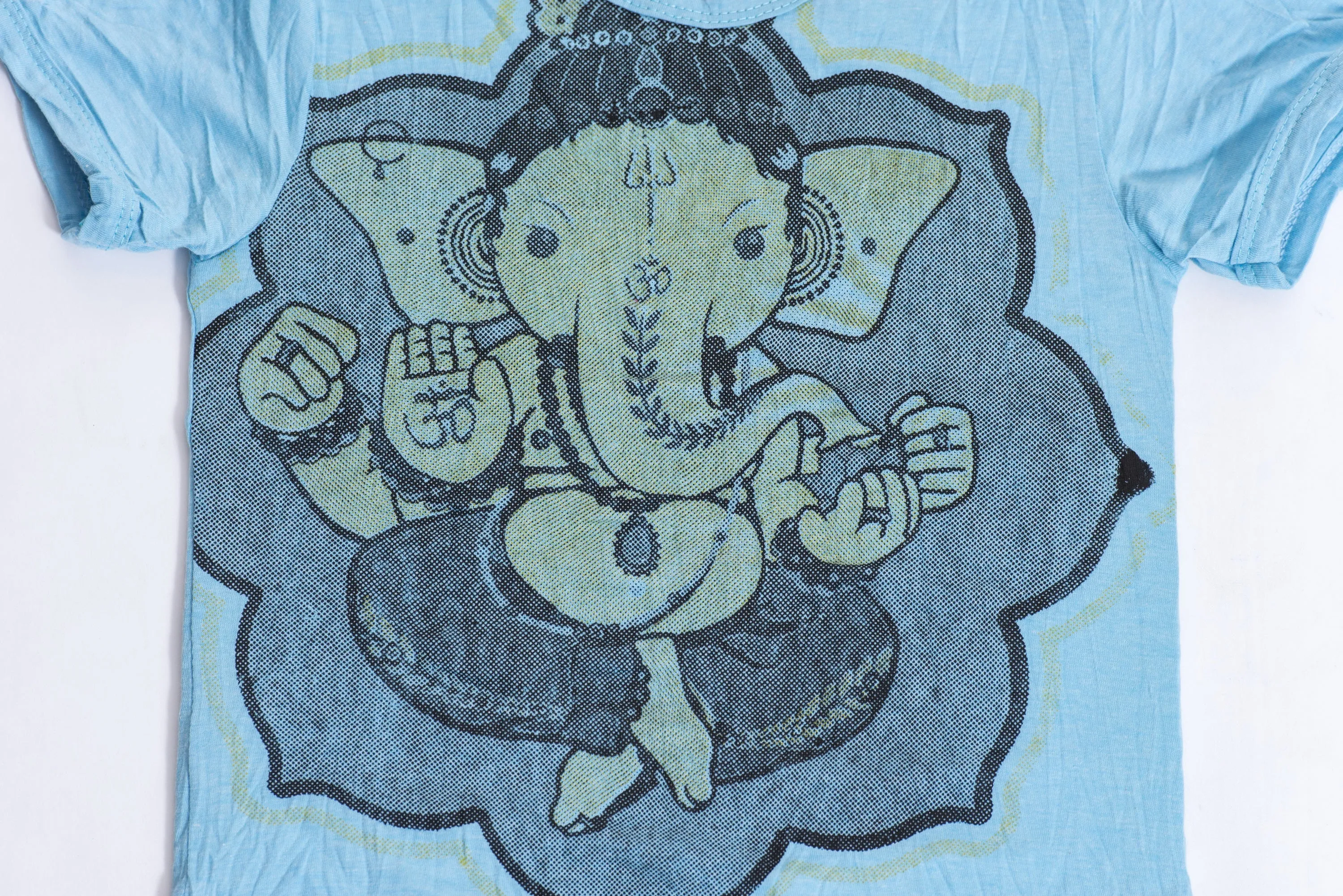 Kids Baby Ganesh T-Shirt in Light Blue