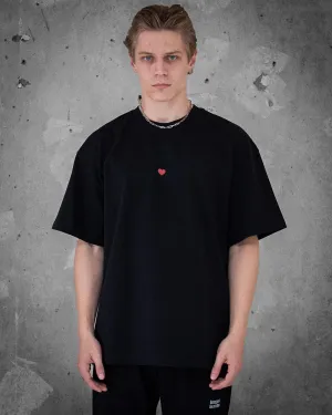 Love Yours | Black Boxy fit Men's T-shirt