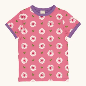 Maxomorra Flowers Short Sleeve Top