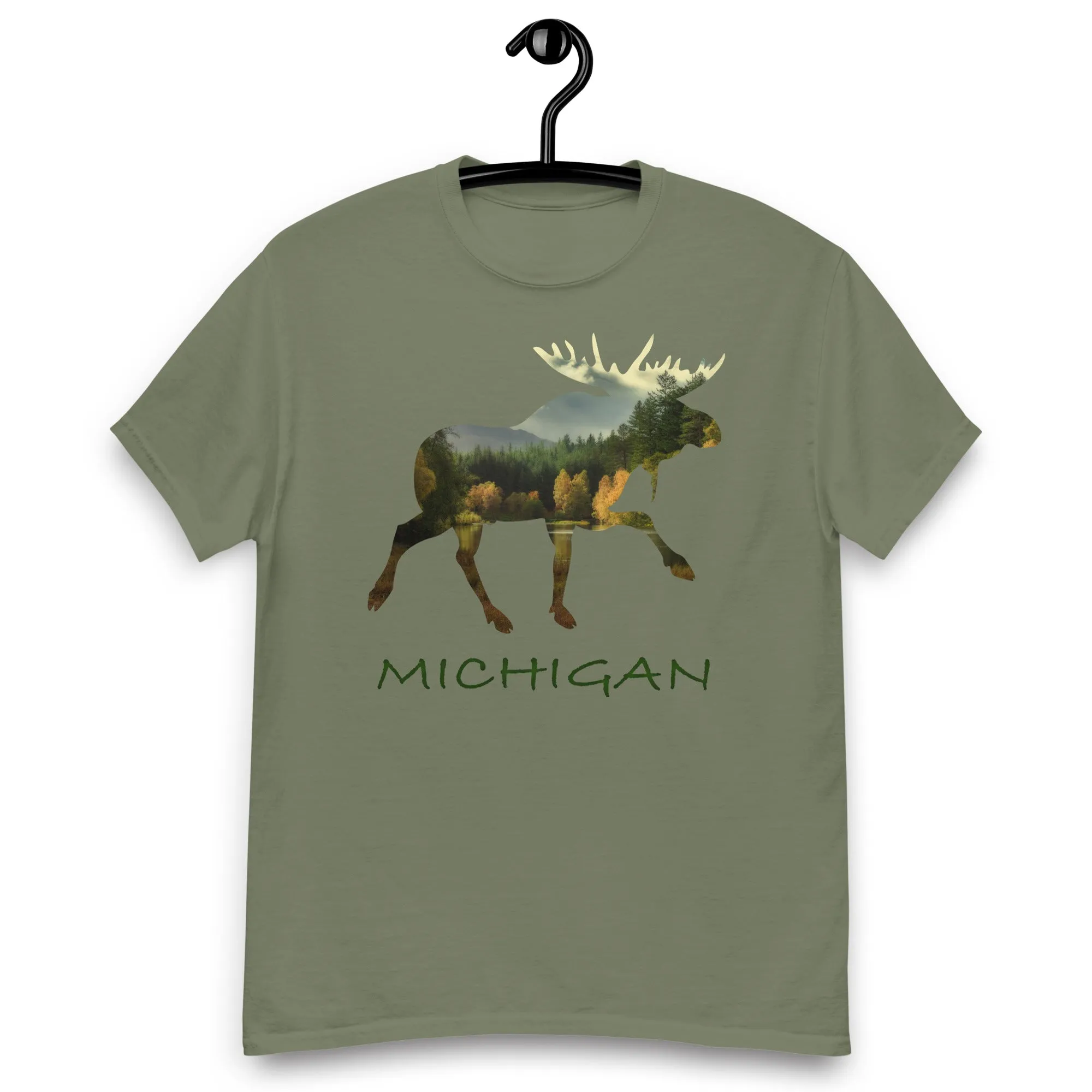 Michigan Souvenir Moose Unisex T-Shirt