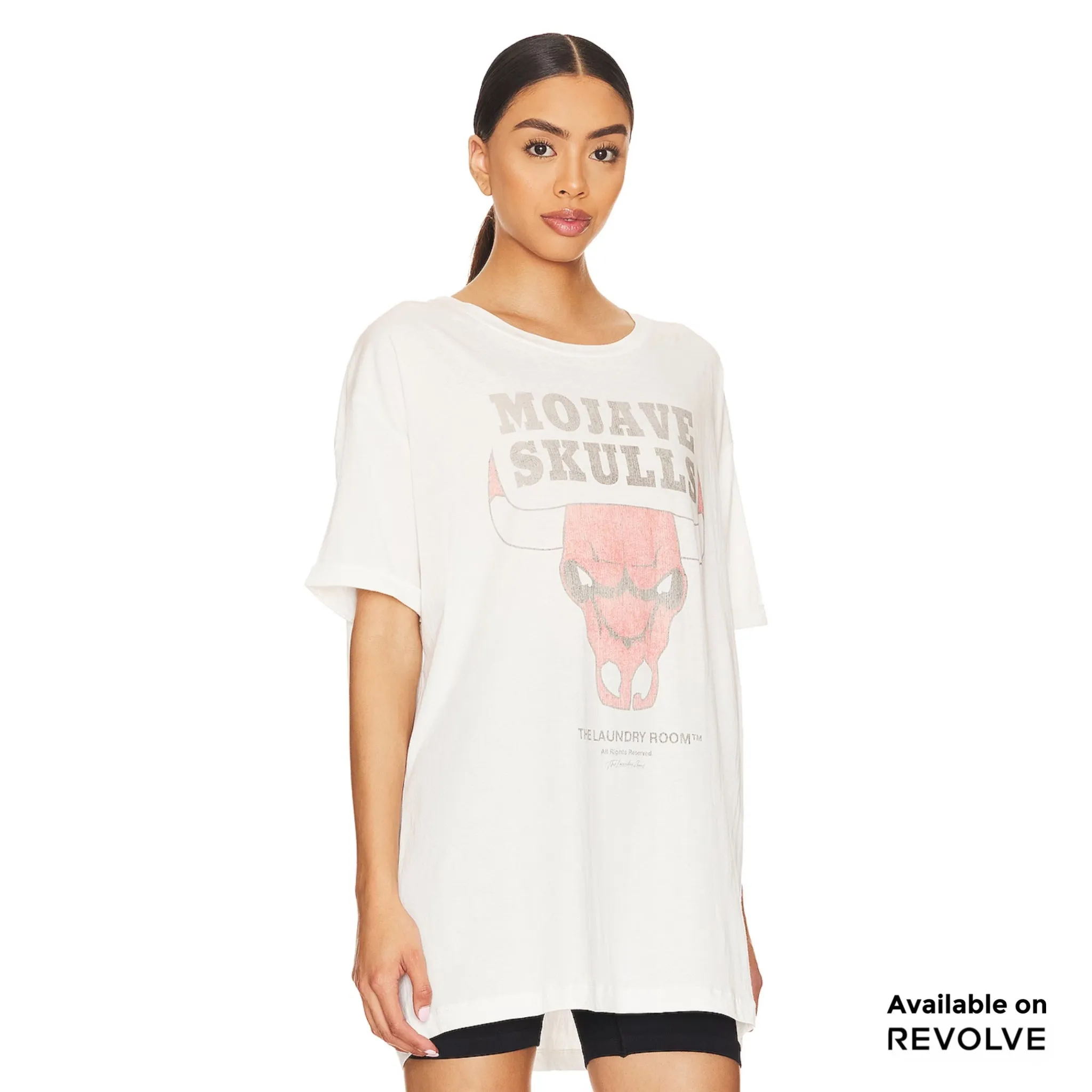 Mojave Skulls - Oversized Tee - White