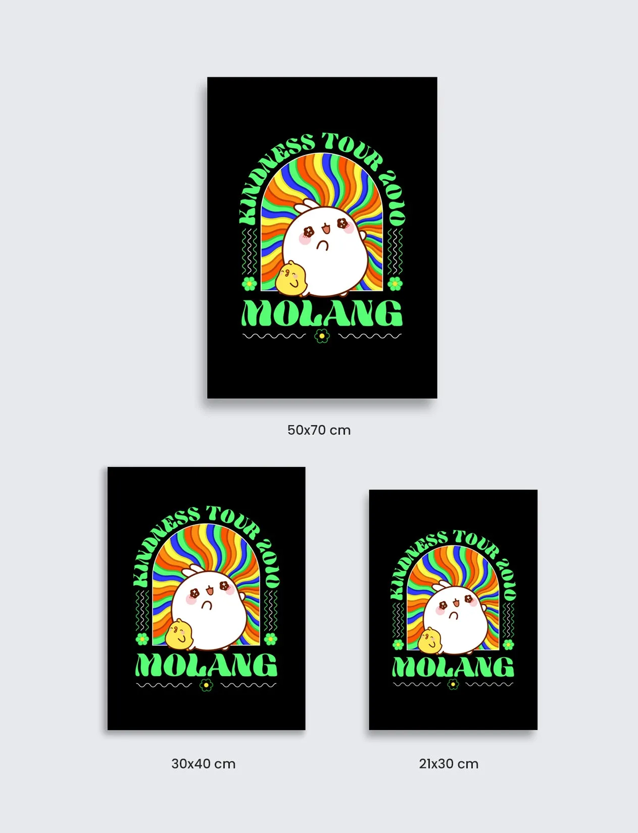 Molang Seventies Poster