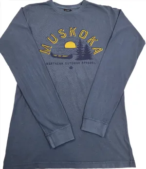 Muskoka Long Sleeve Shirt in indigo