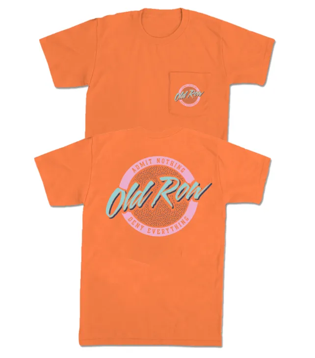 Old Row Circle Logo Pocket Tee - Melon