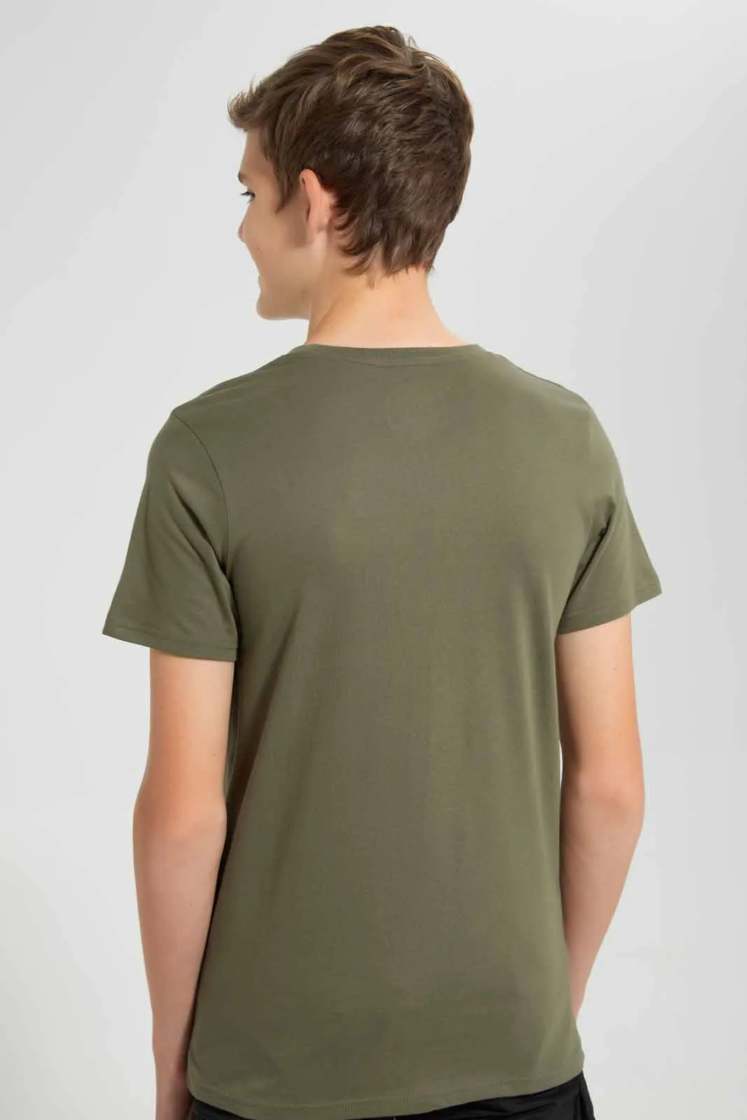 Olive Space Pool T-Shirt