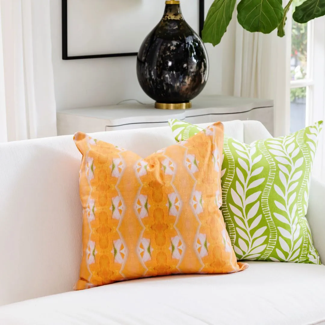 Orange Blossom 22x22 Pillow