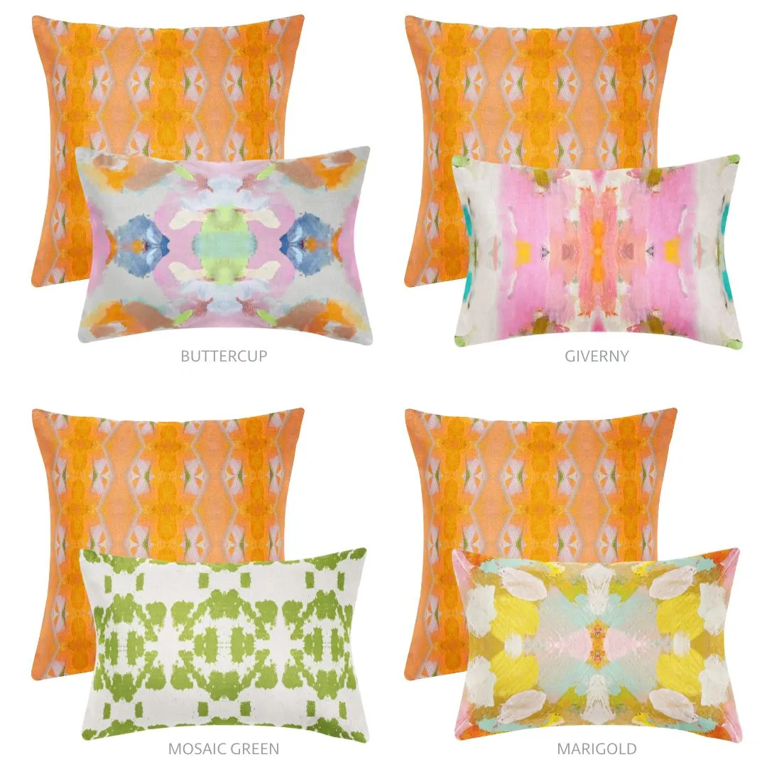 Orange Blossom 22x22 Pillow