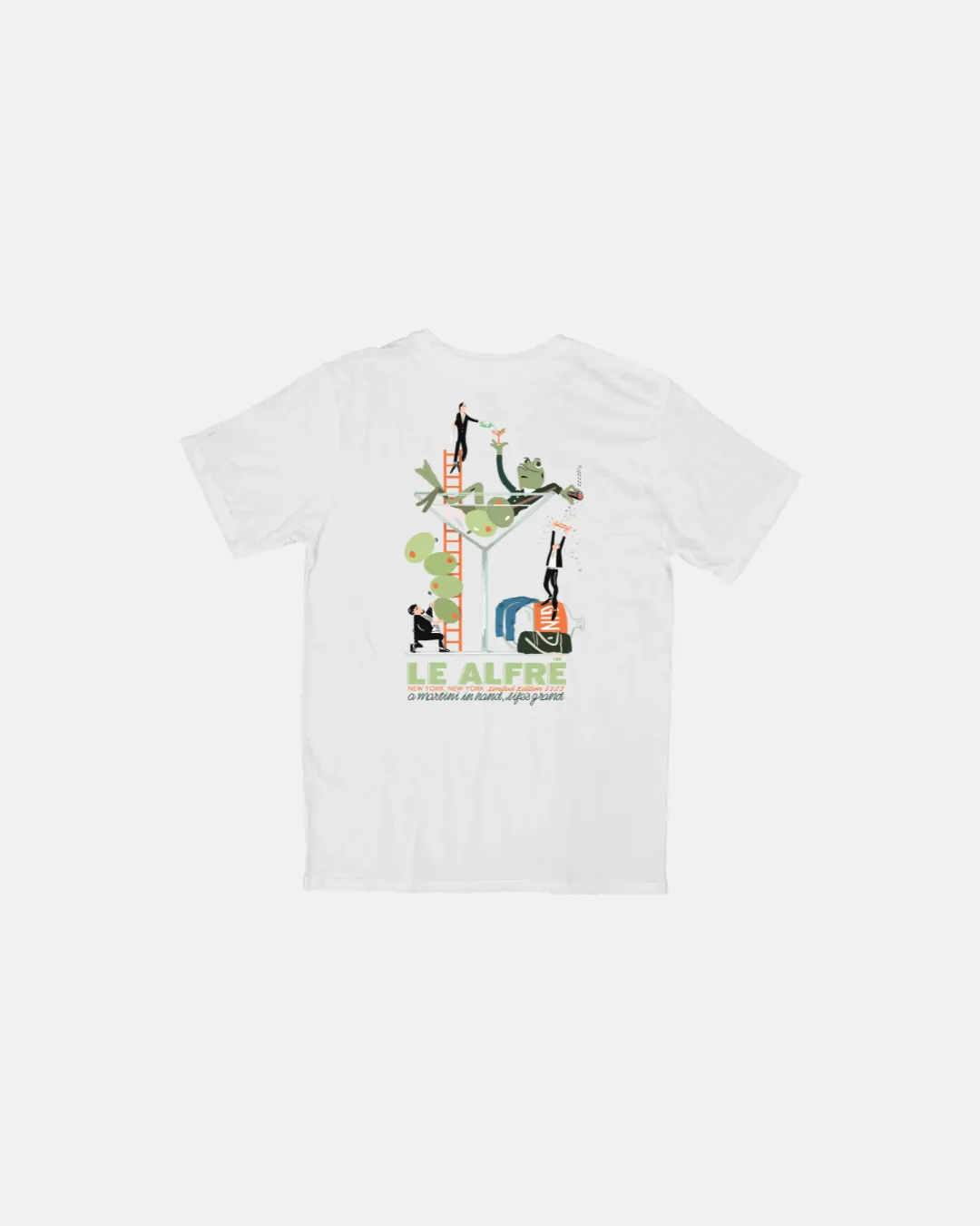 "A Martini in hand, life's grand!" Limited Edition Oversized Graphic Tee