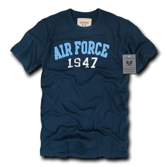 Rapid Dominance Army Air Force Navy Marines Applique Military T-Shirts Tees