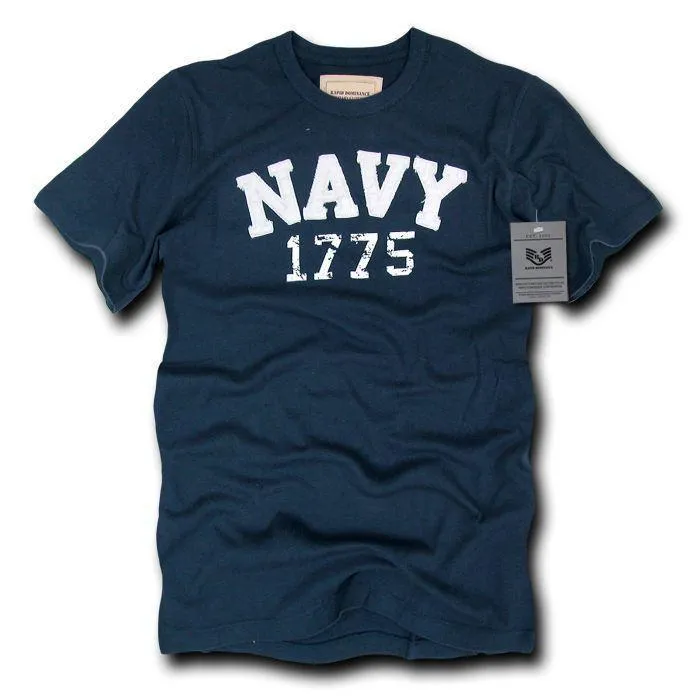 Rapid Dominance Army Air Force Navy Marines Applique Military T-Shirts Tees