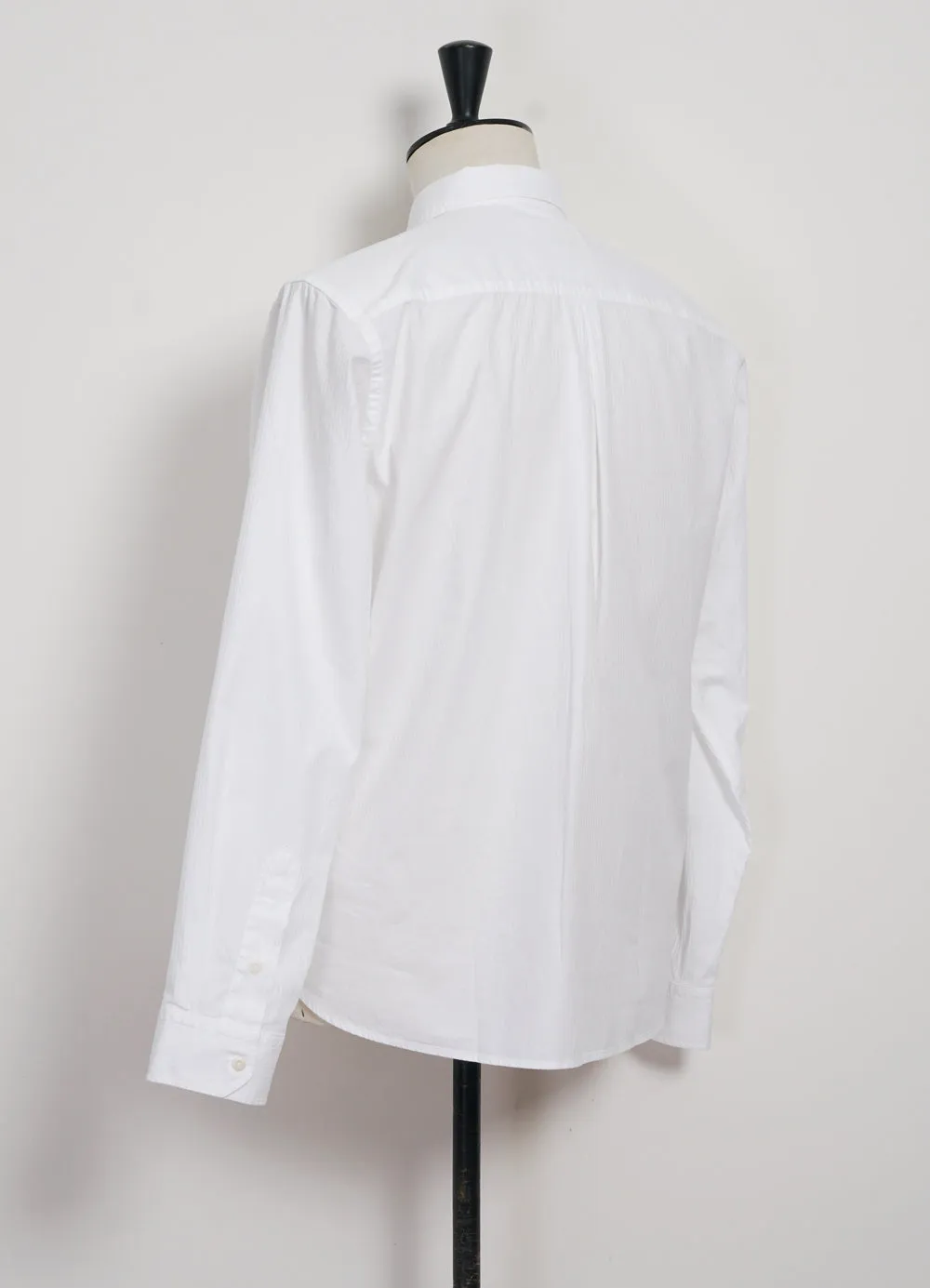 RAYMOND | Relaxed Classic Herringbone Shirt | White