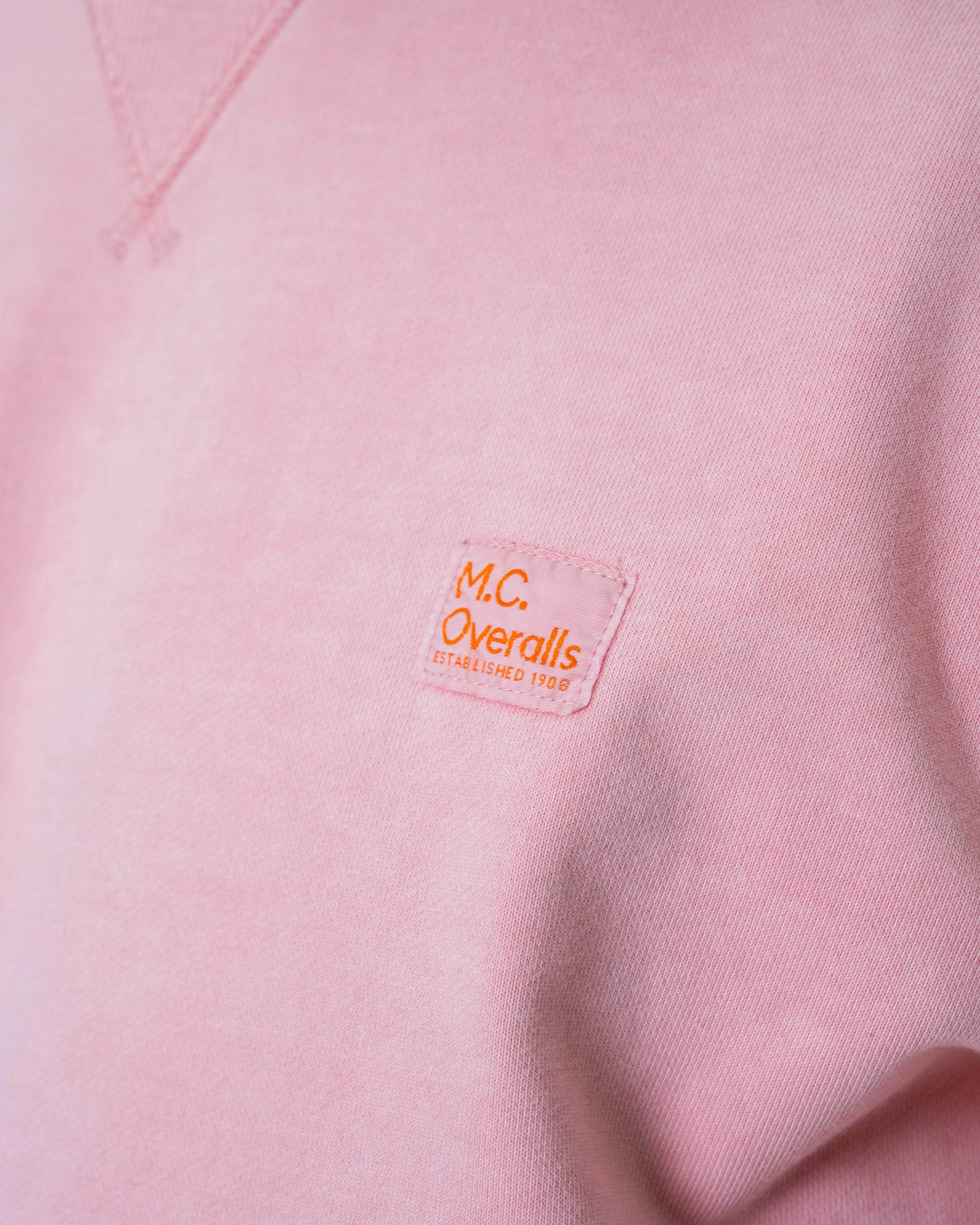 Relaxed Cotton Sweatshirt Dusty Pink