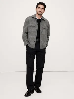 Relaxed Wool-Blend Overshirt