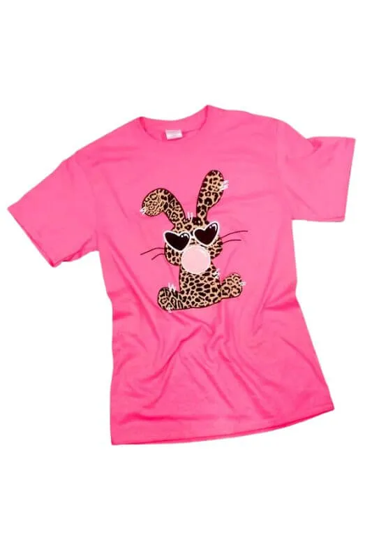 Sassy Leopard Easter Tee