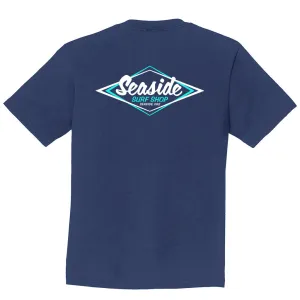 Seaside Surf Shop Infant Vintage Logo Tee - Navy