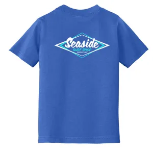 Seaside Surf Shop Infant Vintage Logo Tee - Royal Blue