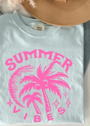 Summer Vibes Pink Tee