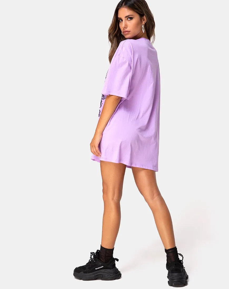 Sunny Kiss Tee in Lilac All of My Bones