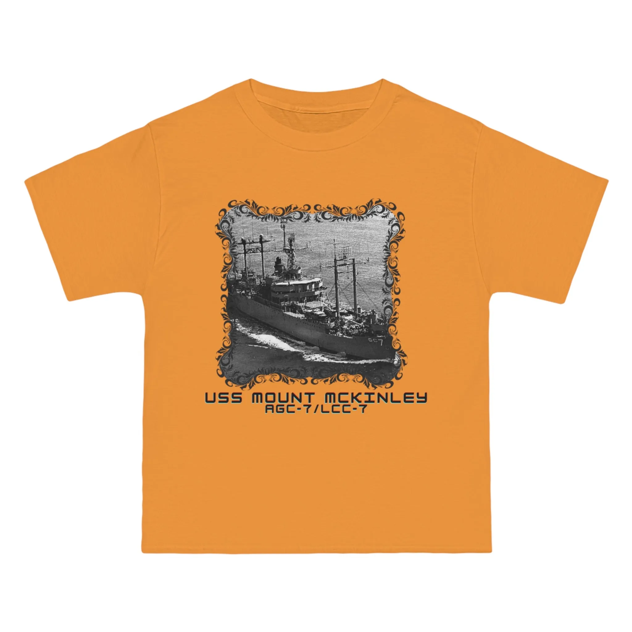 USS Mount Mckinley AGC-7/LCC-7 United States Ship PODBeefy-T®  Short-Sleeve T-Shirt