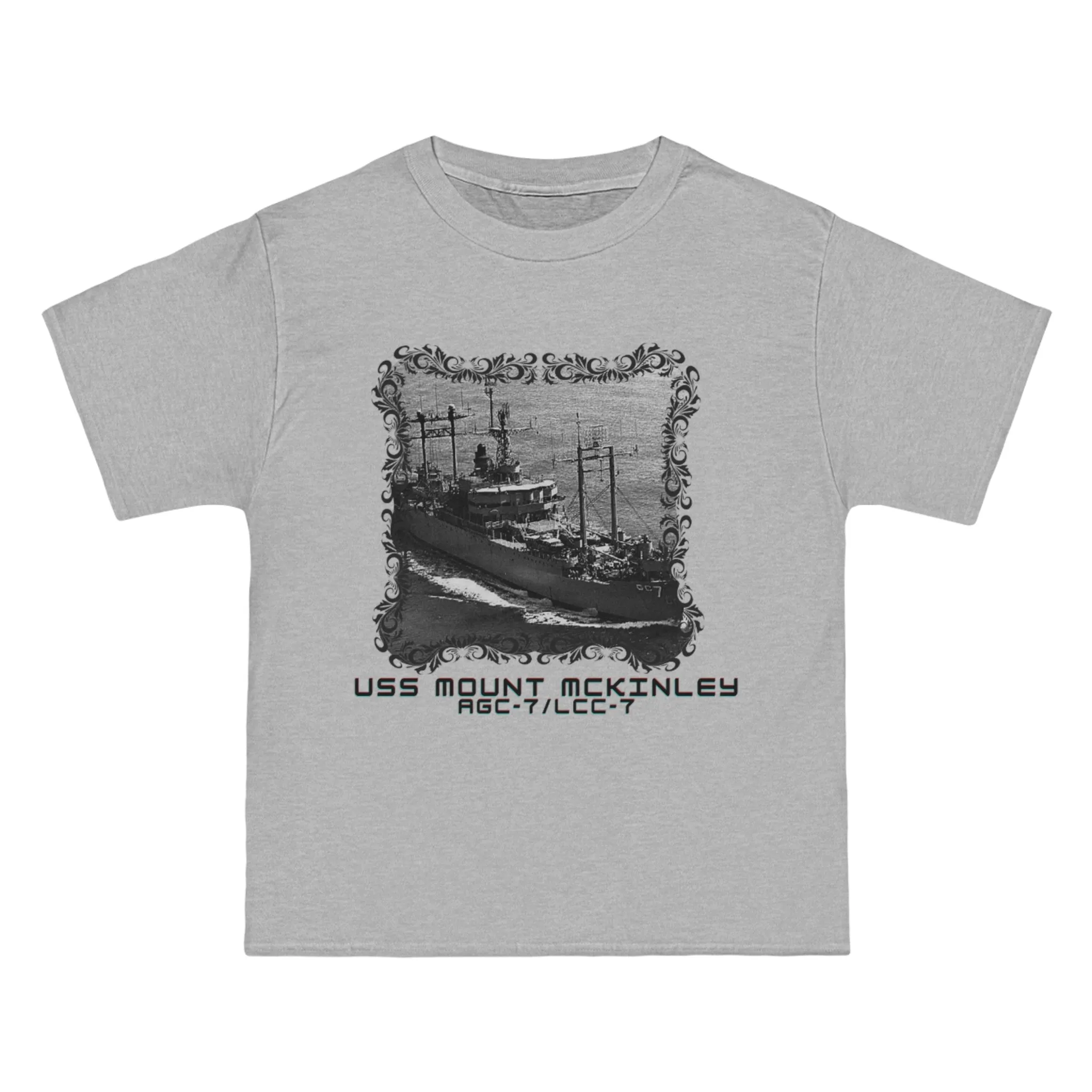 USS Mount Mckinley AGC-7/LCC-7 United States Ship PODBeefy-T®  Short-Sleeve T-Shirt