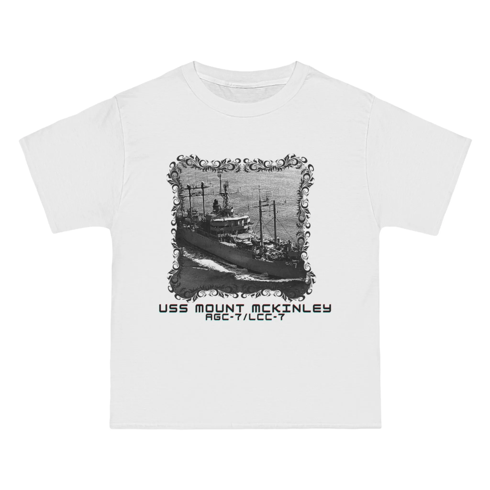 USS Mount Mckinley AGC-7/LCC-7 United States Ship PODBeefy-T®  Short-Sleeve T-Shirt