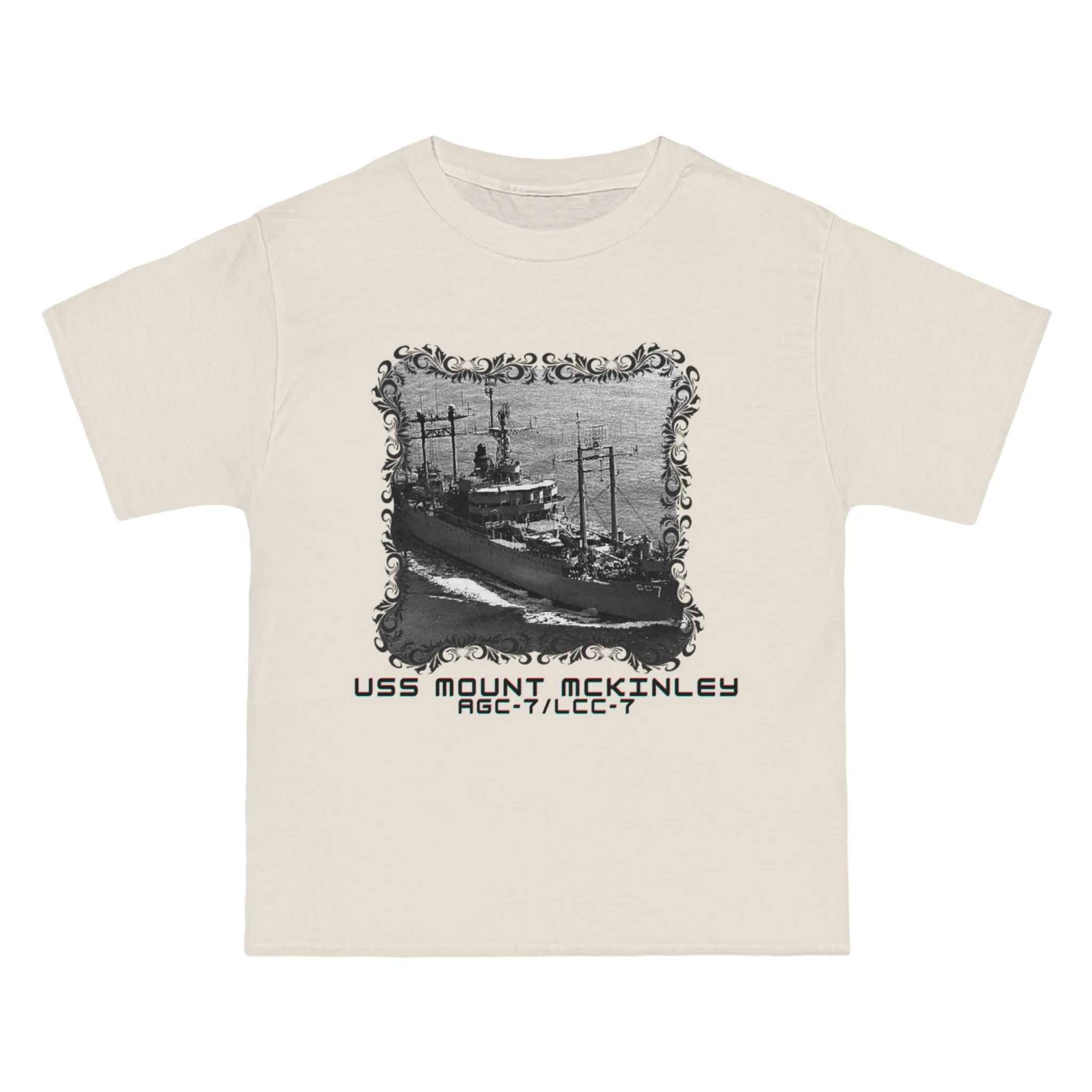 USS Mount Mckinley AGC-7/LCC-7 United States Ship PODBeefy-T®  Short-Sleeve T-Shirt