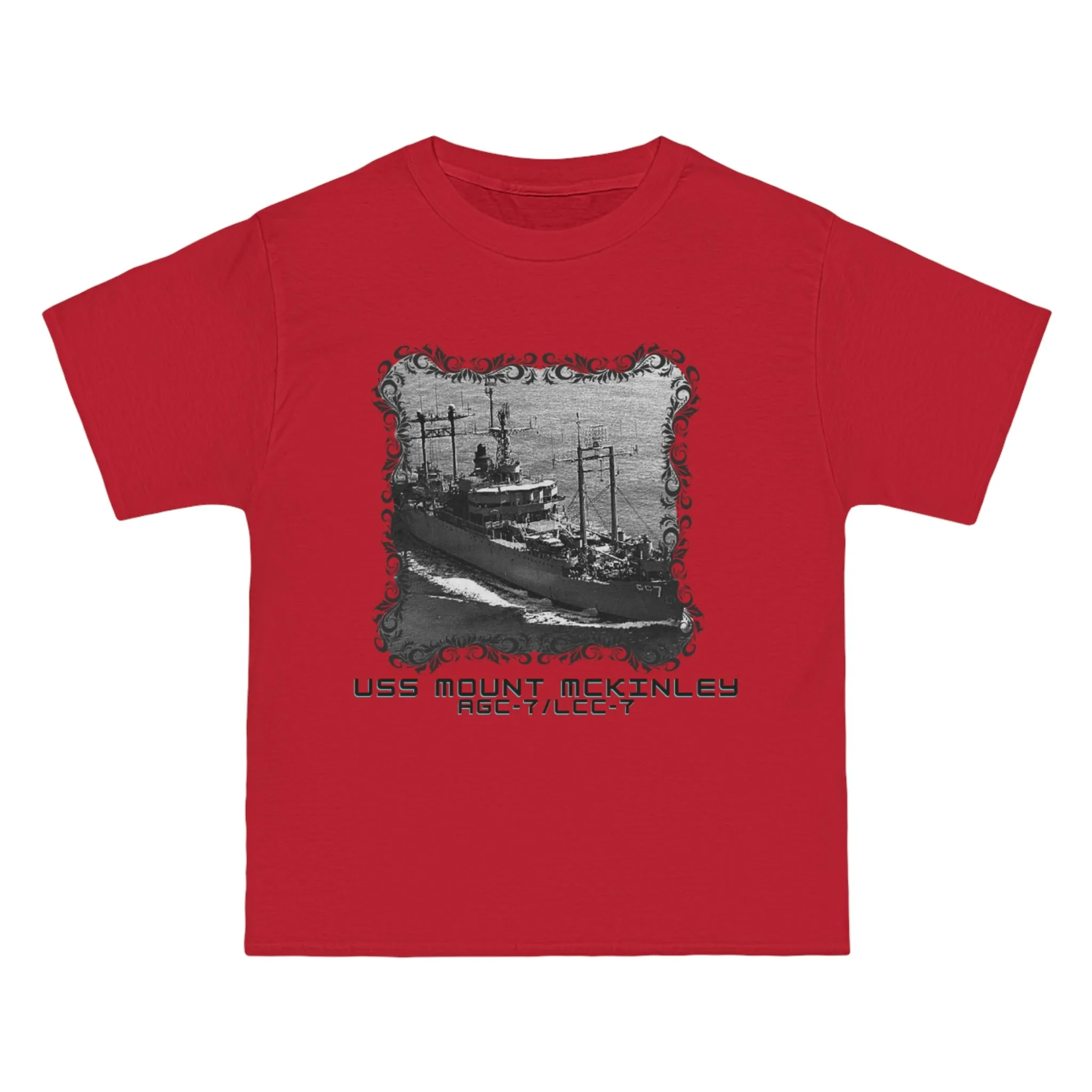 USS Mount Mckinley AGC-7/LCC-7 United States Ship PODBeefy-T®  Short-Sleeve T-Shirt