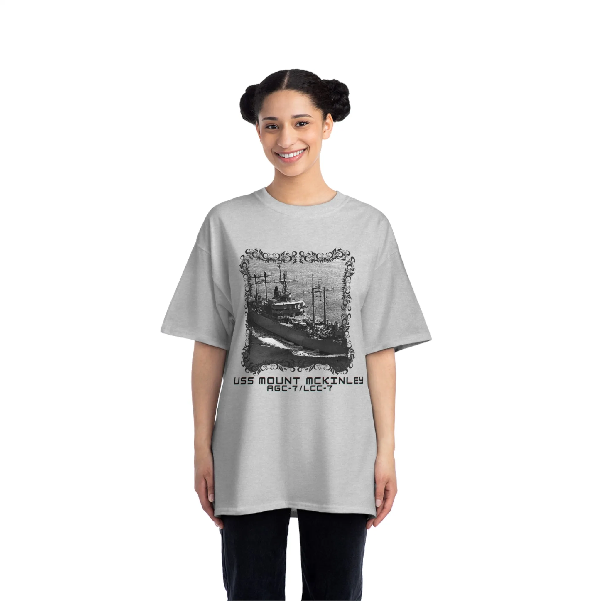 USS Mount Mckinley AGC-7/LCC-7 United States Ship PODBeefy-T®  Short-Sleeve T-Shirt