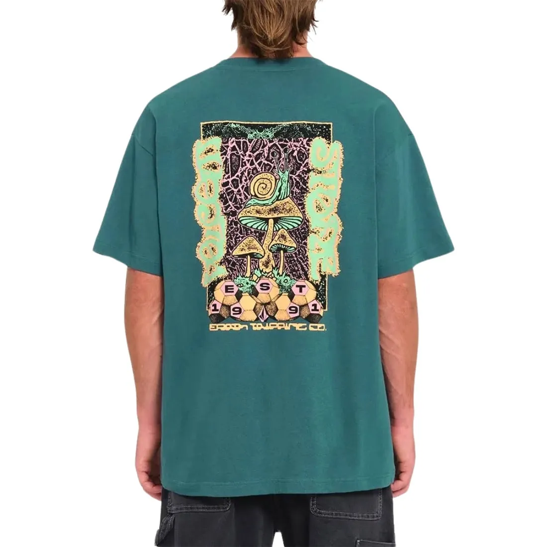 Volcom Mindoor Loose T-Shirt - Evergreen