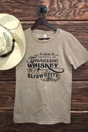 Western T-Shirt Tennessee Whiskey Taupe Tone