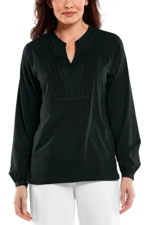 Women's Katerini Fashion Top  |  Black