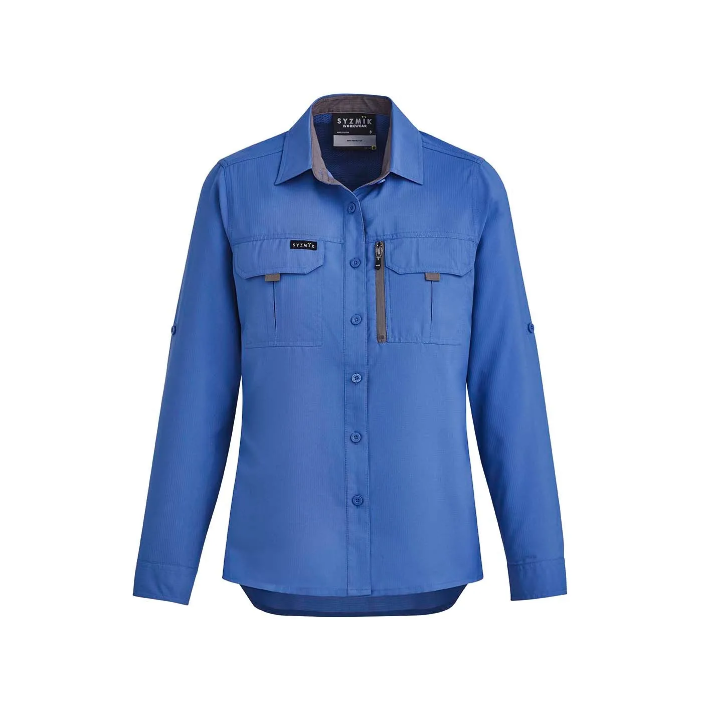 ZW760 Syzmik Womens Outdoor Long Sleeve Light Weight Work Shirt